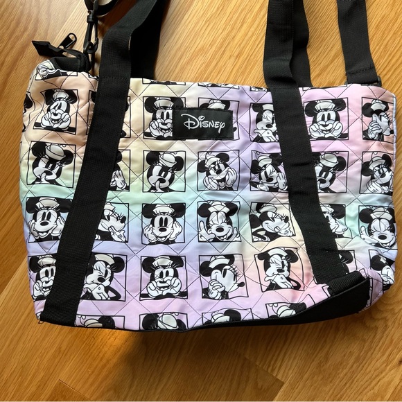 Disney Mickey and Minnie Mouse Bioworld Tote Bag - Picture 9 of 13
